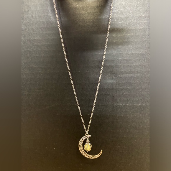 Twinkling Tree Moonstone Necklace on 19” Chain #4203 - Picture 4 of 5